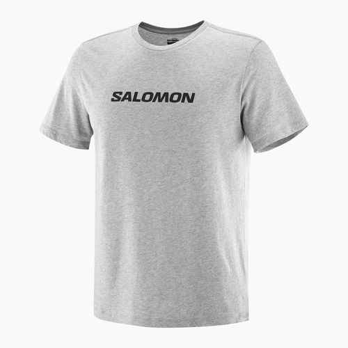 Férfi Salomon Logo Performance póló szürke színben