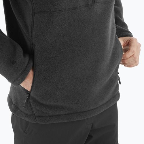 Férfi trekking pulóver Salomon Chroma Fleece Hz mély fekete