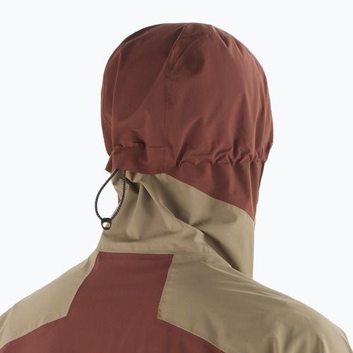 Férfi Salomon Outerpath Pro rum mazsola/shitake esőkabát