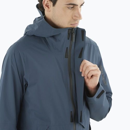 Salomon Outerpath Pro férfi esőkabát éjfekete navy