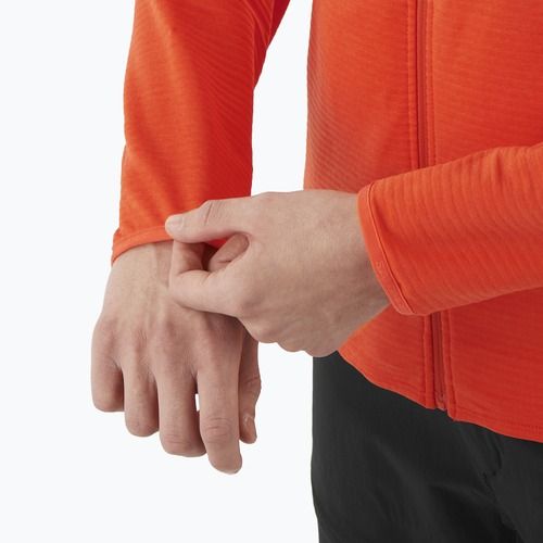 Férfi Salomon Essential Lightwarm FZ trekking pulóver cseresznye paradicsom