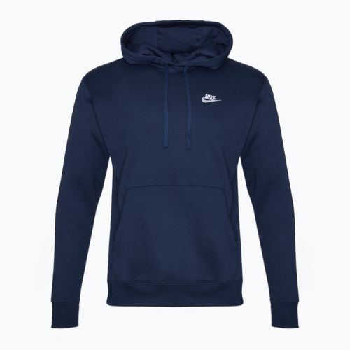 Férfi pulóver Nike Sportswear Club Fleece Hoodie midnight navy/midnight navy/white