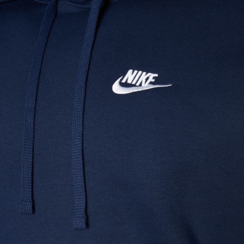 Férfi pulóver Nike Sportswear Club Fleece Hoodie midnight navy/midnight navy/white