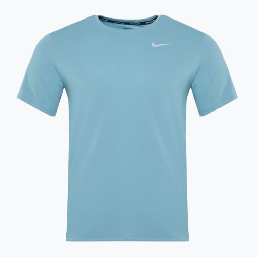 Férfi futópóló Nike Miler Dri-Fit UV denim turquoise