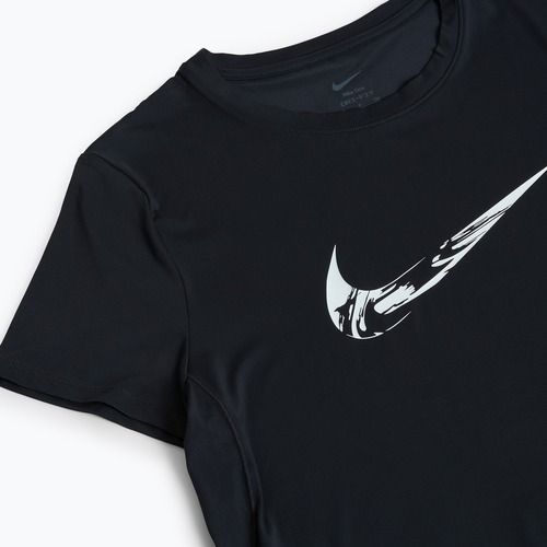 Női futópóló Nike One Dri-Fit black/white