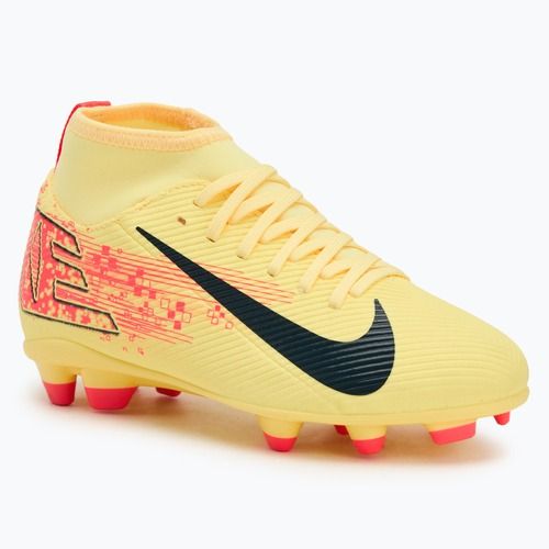 Gyerek focicipő Nike Superfly 10 Club Kylian Mbappe FG/MG light laser orange/armory navy