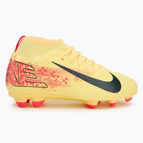Gyerek focicipő Nike Superfly 10 Club Kylian Mbappe FG/MG light laser orange/armory navy
