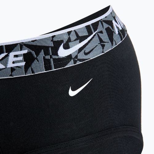 Férfi Nike Everyday Cotton Stretch rövidnadrág 3 pár fekete/zöld/fekete