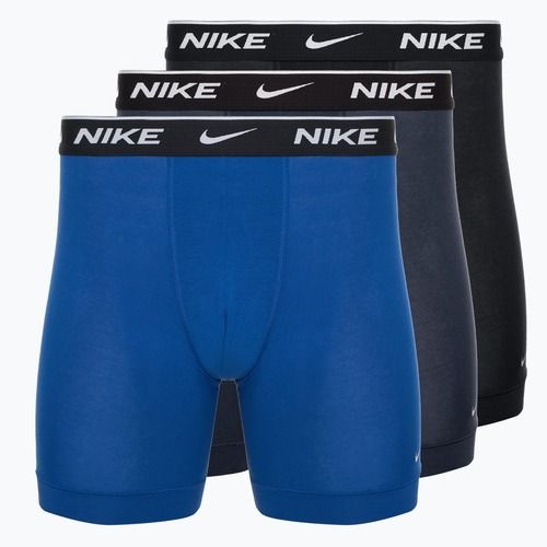 Nike Everyday Cotton Stretch férfi boxeralsó 3 pár obszidián/game royal/fekete