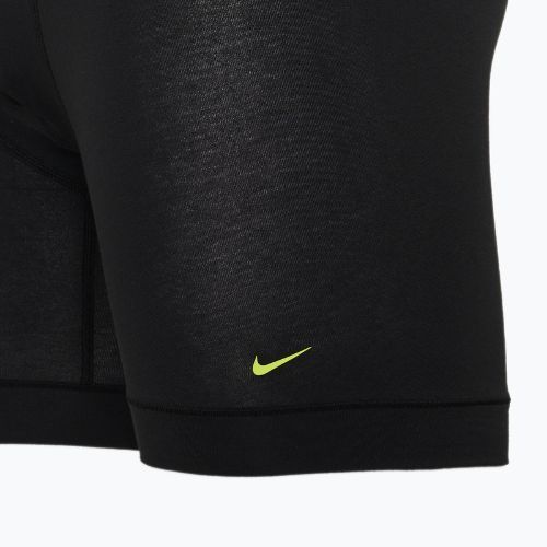 Nike Everyday Cotton Stretch férfi boxeralsó 3 pár cyber fekete/derekaszürke/sötét póni színben