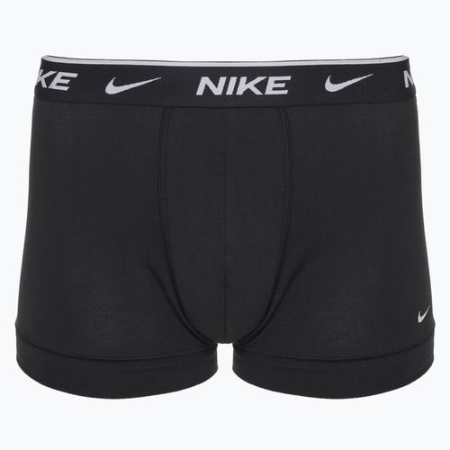 Férfi boxeralsó Nike Everyday Cotton Stretch Trunk 3 pár fehér/szürke heather/fekete