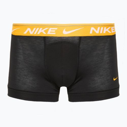 Férfi boxeralsó Nike Dri-FIT Ultra Comfort Trunk 3 pár fekete arany/zivatar/fekete