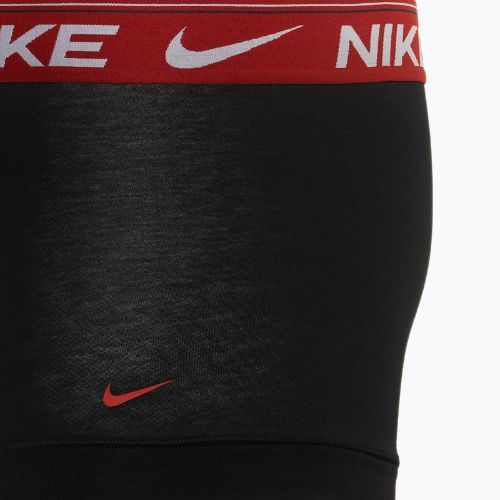 Férfi boxeralsó Nike Dri-FIT Ultra Comfort Trunk 3 pár fekete hold/sárkányvörös/ármáriás tengerészgyalogság