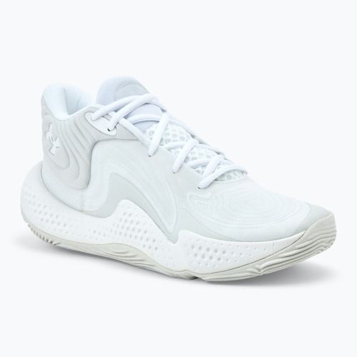 Under Armour Spawn 6 fehér/távoli szürke/fehér agyag kosárlabda cipő