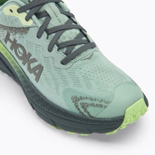 Férfi futócipő HOKA Challenger 7 GTX aloe vera/lila saláta