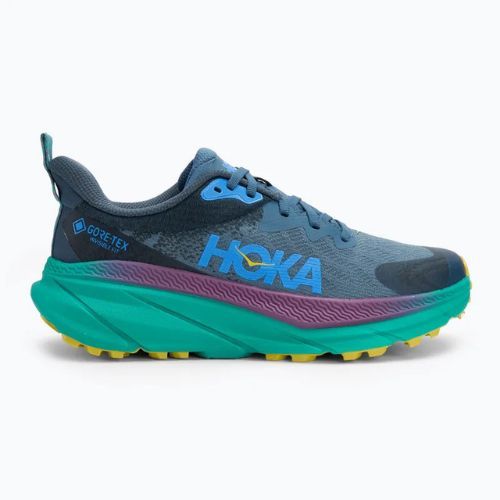 Férfi futócipő HOKA Challenger 7 GTX valódi teal/tech zöld
