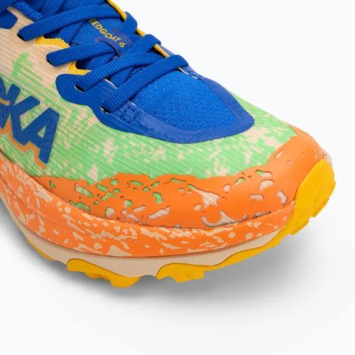 HOKA Speedgoat 6 ultramarine/electric lime gyermek futócipő