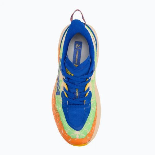 HOKA Speedgoat 6 ultramarine/electric lime gyermek futócipő