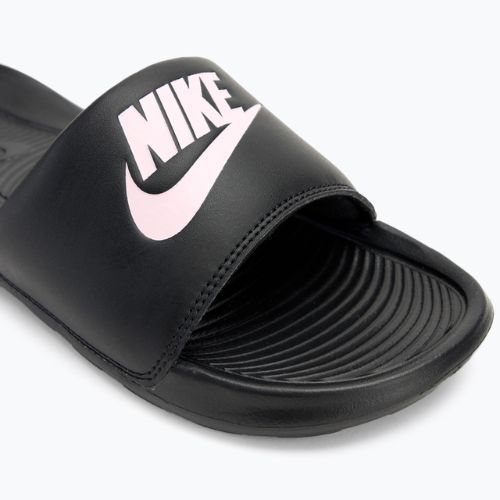Nike Victori One Slide fekete/fekete/lila női flip-flopok