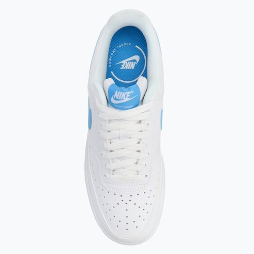 Férfi Nike Court Vision Low fehér/rágósárga/egyetemi kék cipő