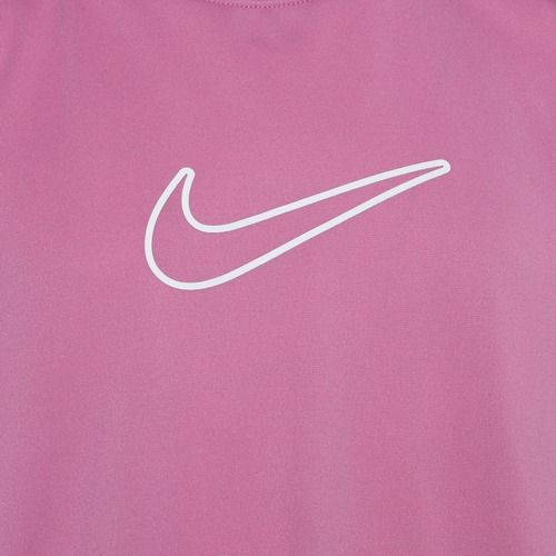 Nike One Dri-Fit magic flamingo/fehér gyermekpóló