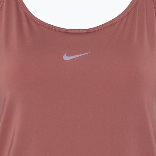 Nike One Classic Dri-Fit Strappy canyon rózsaszín/fekete női tréning felső
