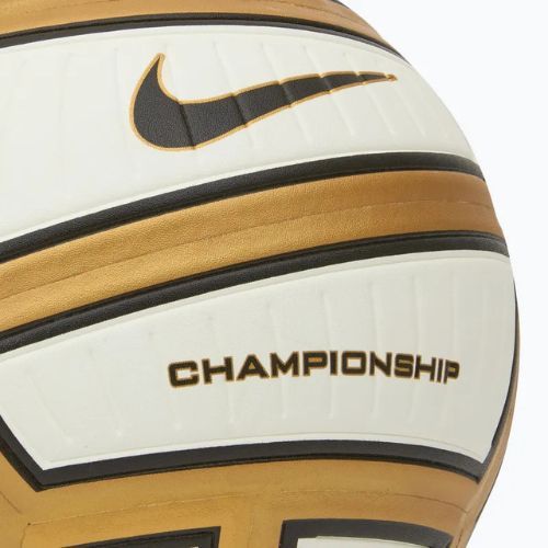 Röplabda Nike Championship Volleyball metallic gold/white/metallic gold/black rozmiar 5
