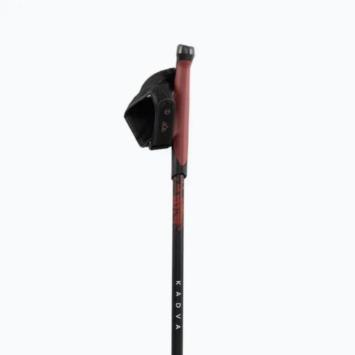 Állítható piros KADVA Halna nordic walking botok