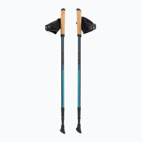Kék, állítható KADVA Luna nordic walking botok
