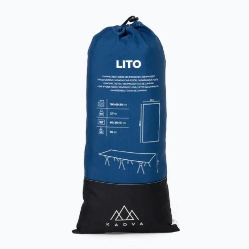 KADVA Lito ultrakönnyű kék utazóágy