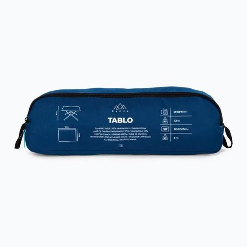 KADVA Tablo ultrakönnyű kék túrasztal