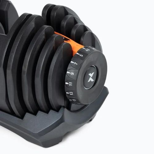 TREXO ADT-40-BF állítható súlyzó 40 kg, fekete színű
