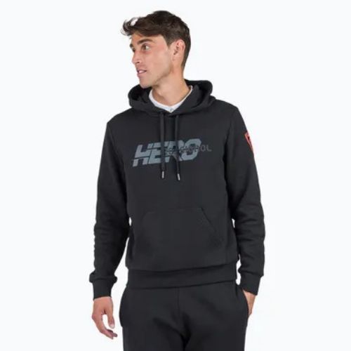 Férfi pulóver Rossignol New Hero Hoodie black