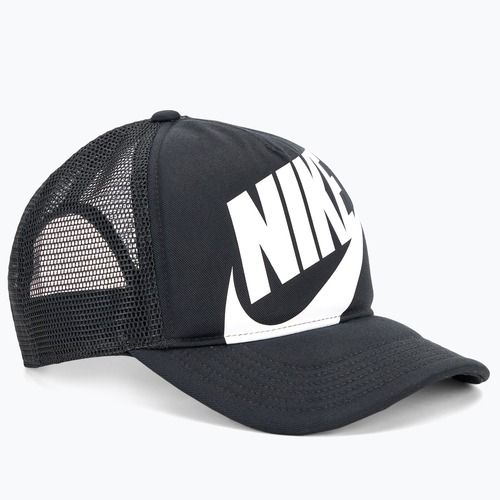 Gyerek baseballsapka Nike Rise Structured Trucker black / black / white