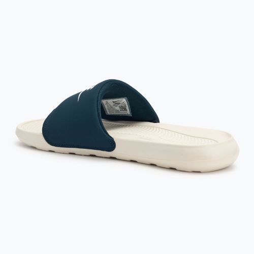 Férfi papucs Nike Victori One Slide armory navy / light orewood brown / sail