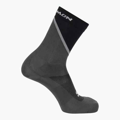 Futózokni Salomon Pulse Crew black/ monument/ magnet