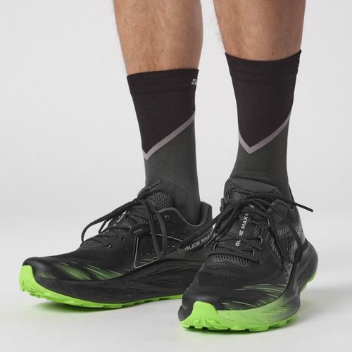Futózokni Salomon Pulse Crew black/ monument/ magnet