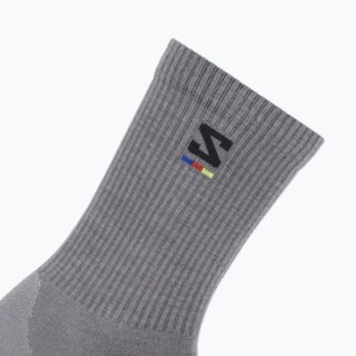 Zokni Salomon Sunday Smart Crew shark skin/ black