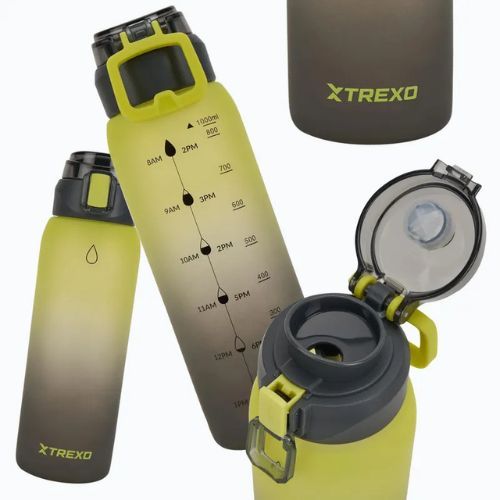 Palack XTREXO Haust 1000 ml sárga/fekete
