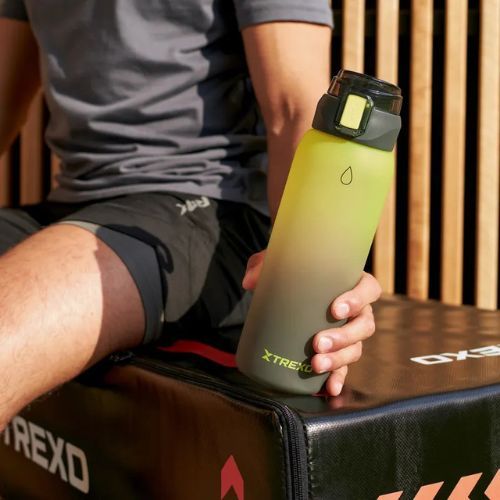 Palack XTREXO Haust 1000 ml sárga/fekete