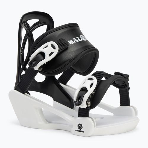 Gyerek snowboard kötés Salomon Goodtime XS black/white