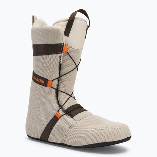 Férfi snowboard cipő Salomon Launch Boa SJ Boa rainy day/birch/vibrant orange