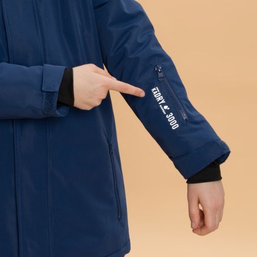 Gyerek sídzseki KADVA Skiro Jacket tengerészkék