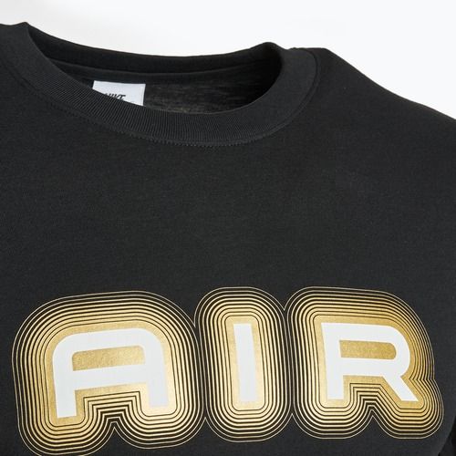 Férfi póló Nike Air Graphic black/metalic gold