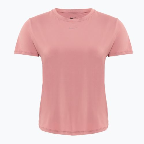 Női póló Nike One Classic Dri-Fit canyon pink/black