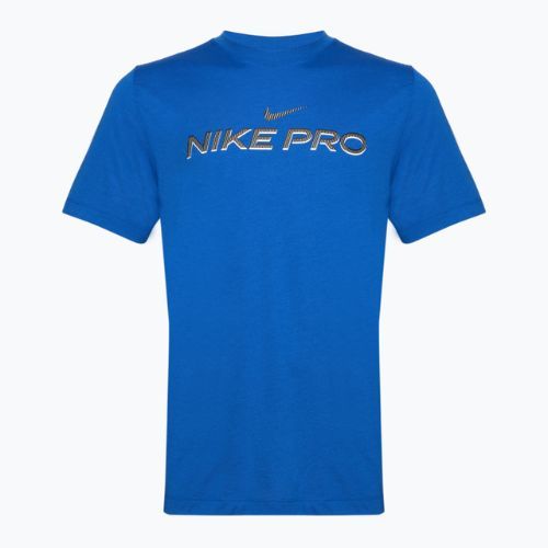 Férfi edzőpóló Nike Dri-Fit Fitness dame royal