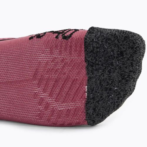 Futózokni Mizuno Active Training Mid 2 pary apricot ice/violet quatz