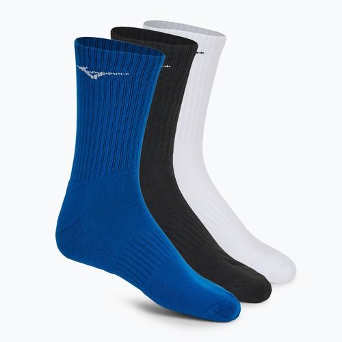 Zokni Mizuno Training 3P white/black/mugen blue