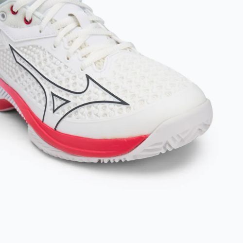 Női teniszcipő Mizuno Wave Exceed Tour 5 CC undyed white/quiet shade/opera red