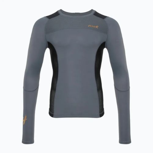 Férfi hosszú ujjú Rashguard HOOK FIGHTING Base fekete